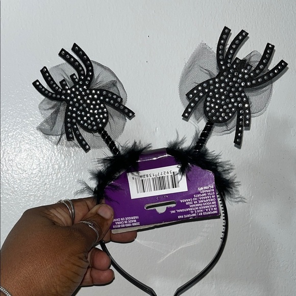 Black Spider Headband for Kids - Picture 1 of 1